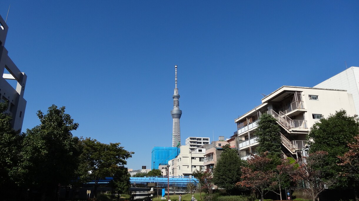 スカイツリー等、錦糸町周辺で散歩しながら写真撮影します。 イメージ1