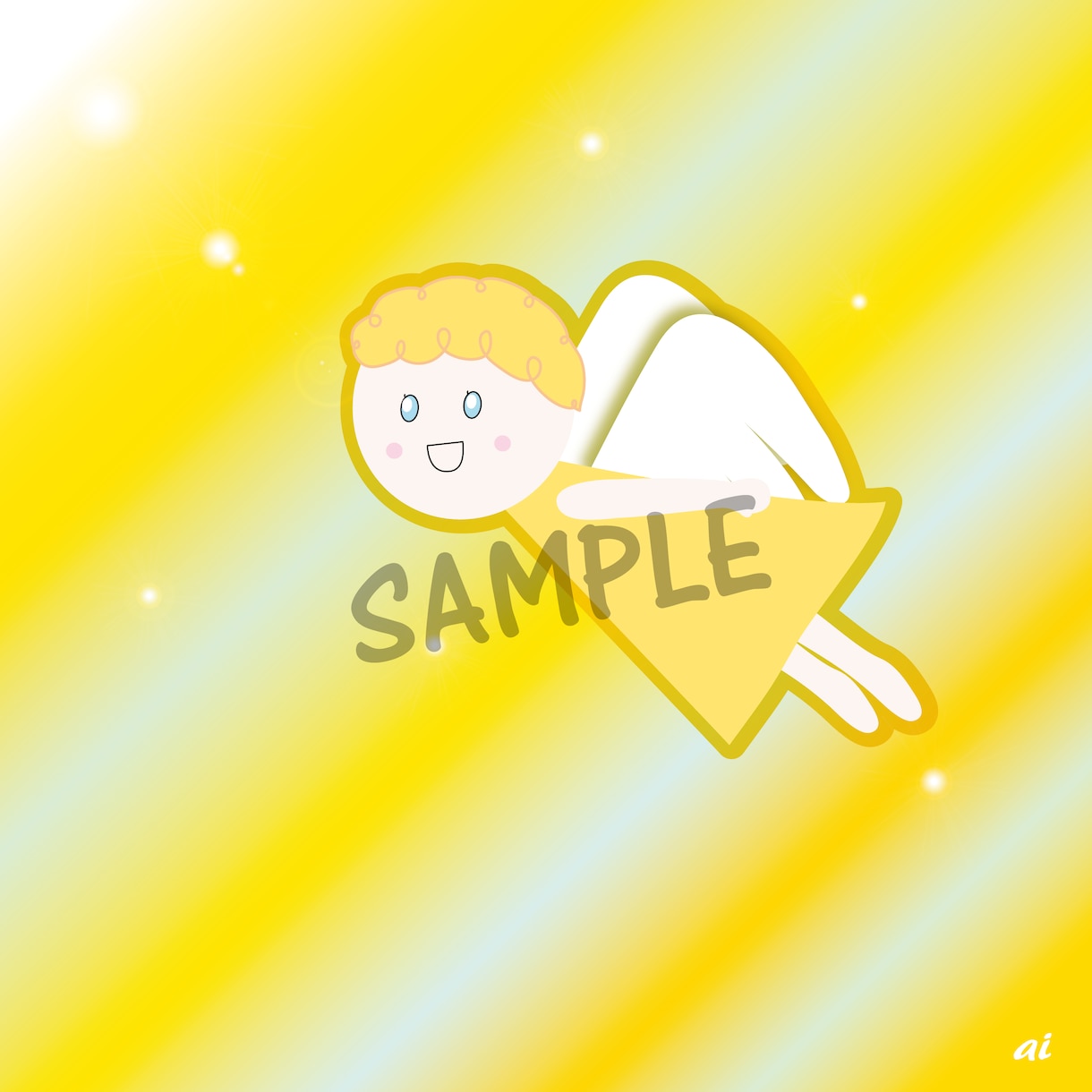 あなたの守護天使さんのイラストをゆる可愛くかきます 一緒にオーラ―カーラも鑑定させていただきます イメージ2
