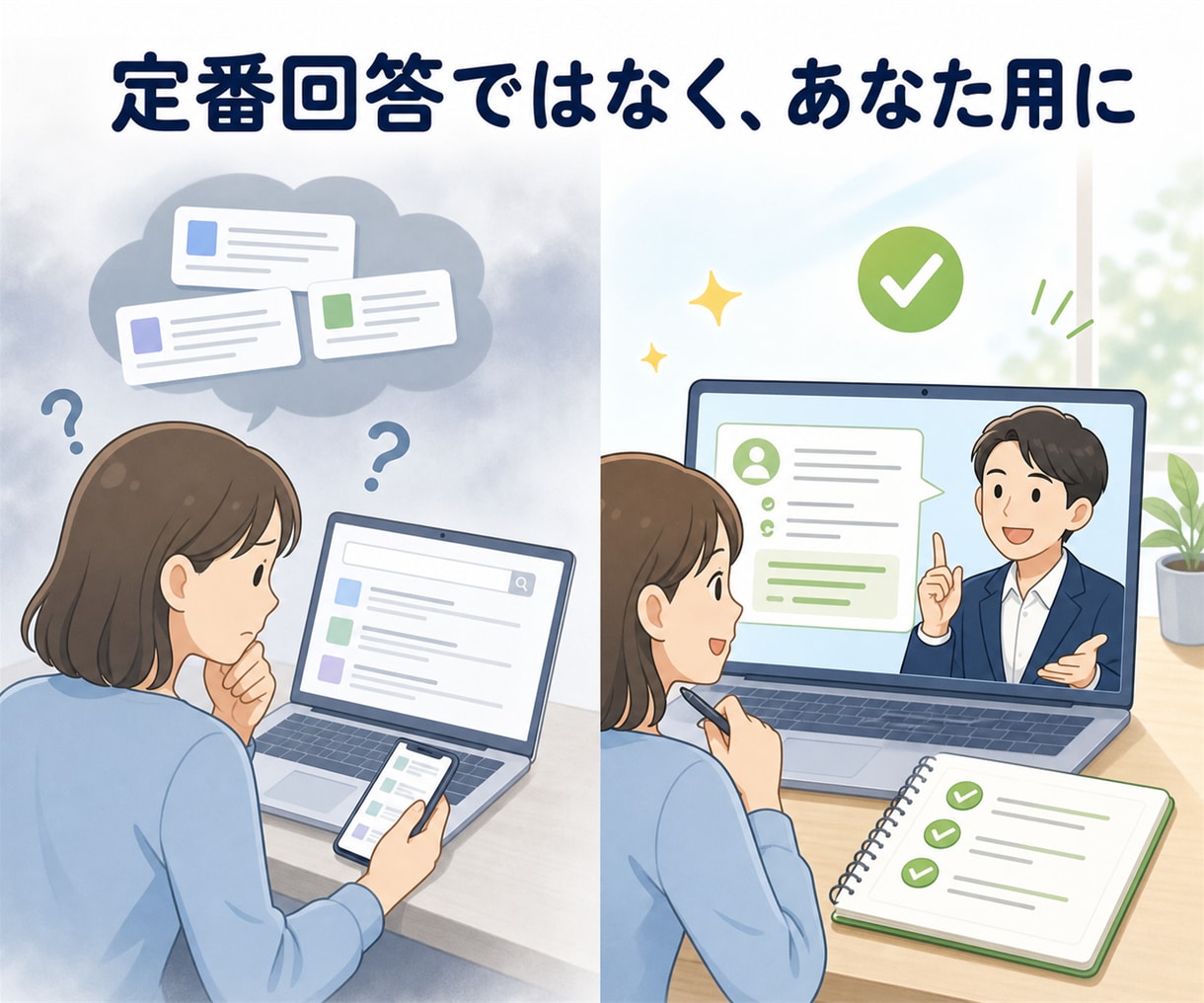 現役採用担当が模擬面接を行います ネットでは得られないリアルな面接対策を行います イメージ4