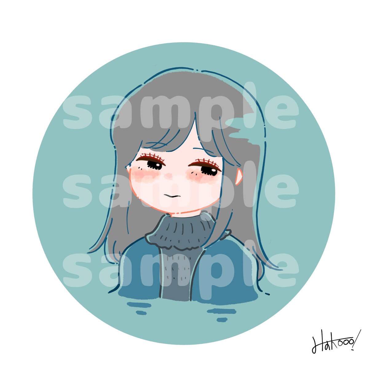レトロポップなイラストをお届けします レトロポップで可愛い！◎SNSのアイコンにおすすめ イメージ7