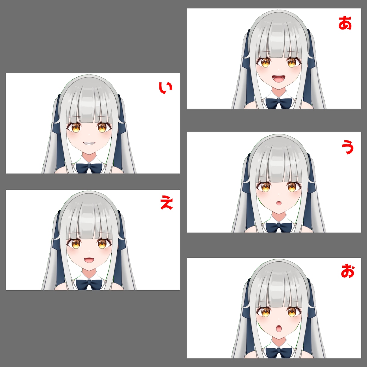 高可動なLive2Dモデリングを作成します キー入力いらずで多彩な表情、モデルに合った動きを作ります！ イメージ6