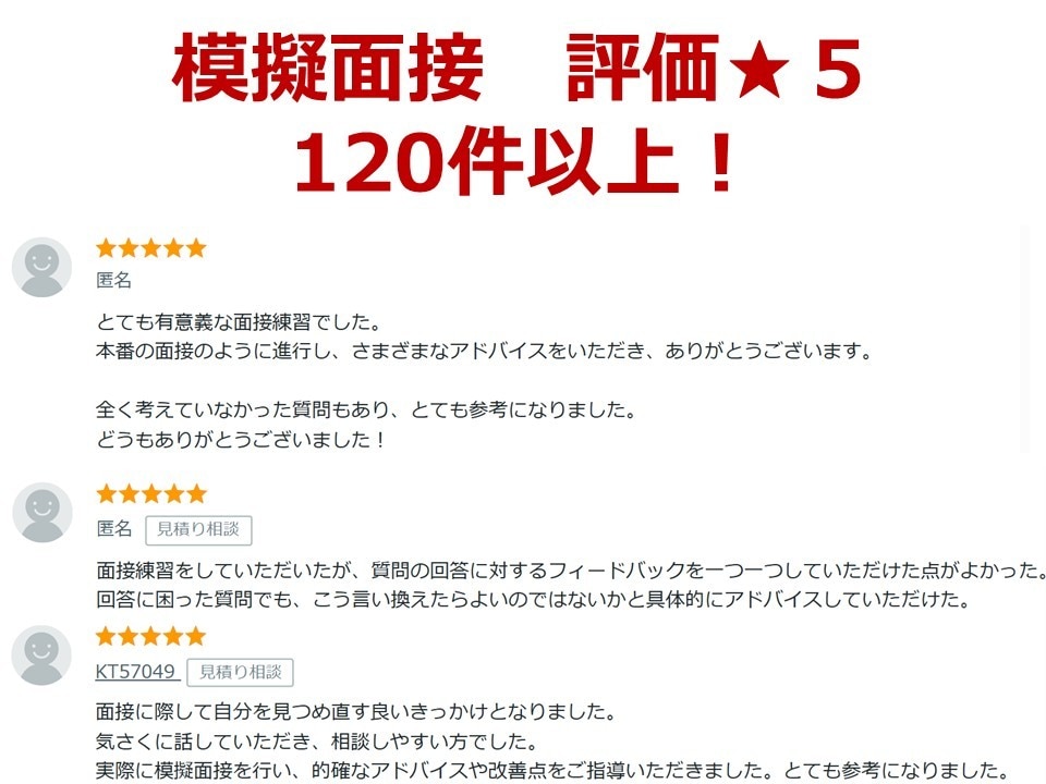 就職活動フルサポート/なんでも相談に乗ります 新卒・既卒・第二新卒もOK！保護者様からのご依頼も多数 イメージ3