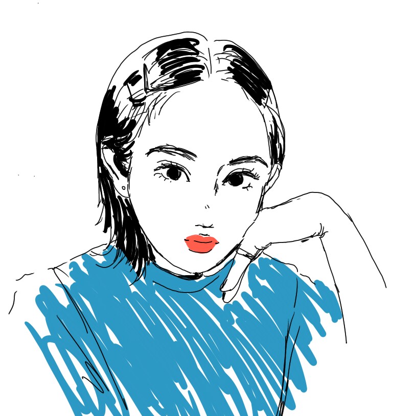 シンプルな似顔絵アイコンお描きします シンプルでふんわりとしたおしゃれな似顔絵アイコン イメージ3