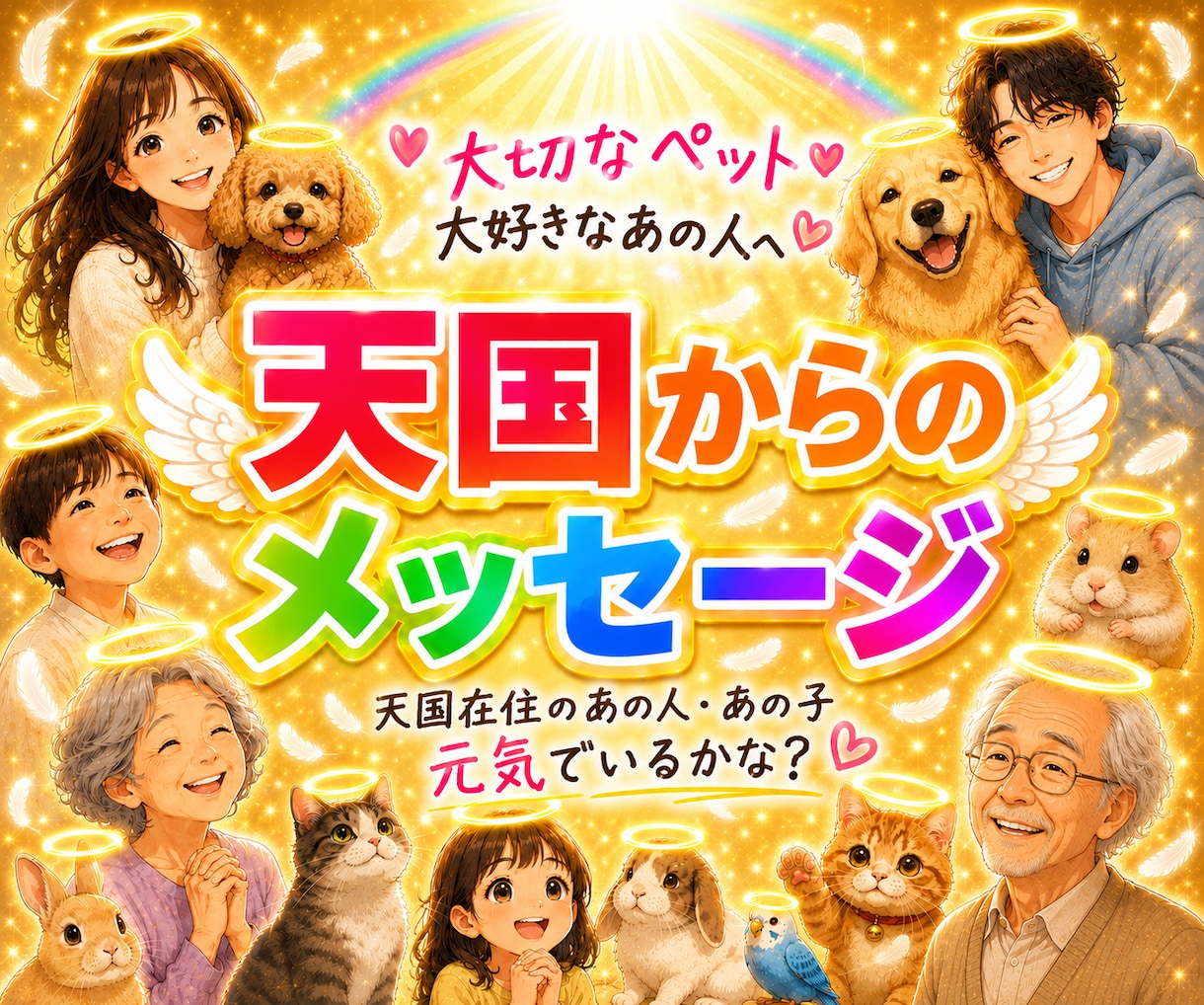 天国からのメッセージ届けます 天国にいる大切な人やペットがあなたに言いたいことは？ イメージ1