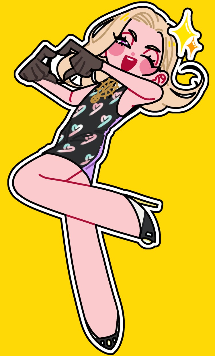 商用・二次利用◎ポップな人物イラスト制作します 立ち絵・グッズ・動画などに使えるオリジナルイラストです！ イメージ4