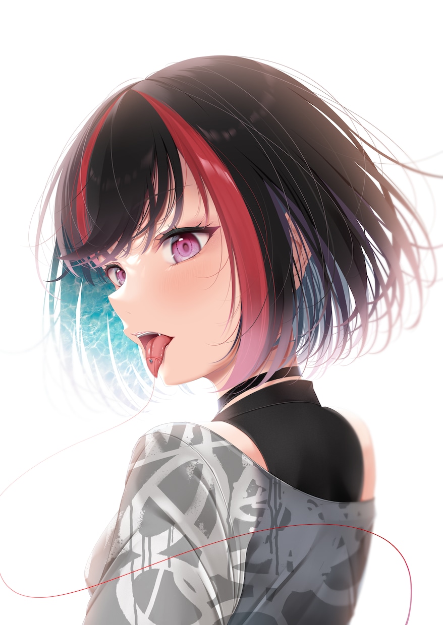 Live2D用パーツ分け対応！美少女キャラ描きます Vtuber立ち絵・アイコン・ヘッダーなど イメージ4