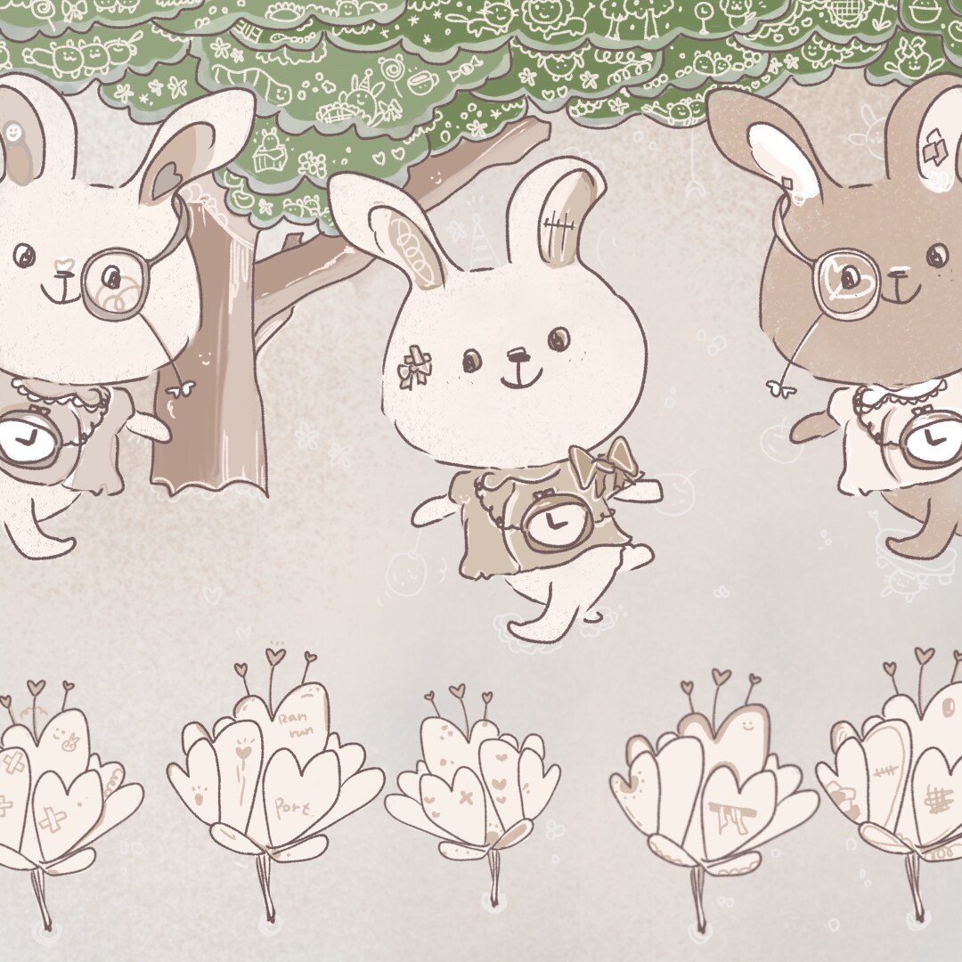 商用OK♩ゆるくて可愛いイラストをお描きします / 個性豊かなオリジナルのキャラクターたちです イメージ3