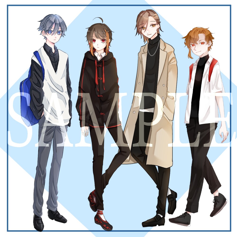 3000円で全身立ち絵描きます TRPGやゲームなど、用途に合わせてキャラクター描きます！ イメージ5
