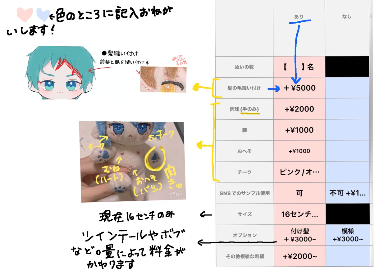 誰よりも最高に可愛いぬいぐるみ作ります 推しぬいやオリジナルキャラのぬいを1から制作します！ イメージ9