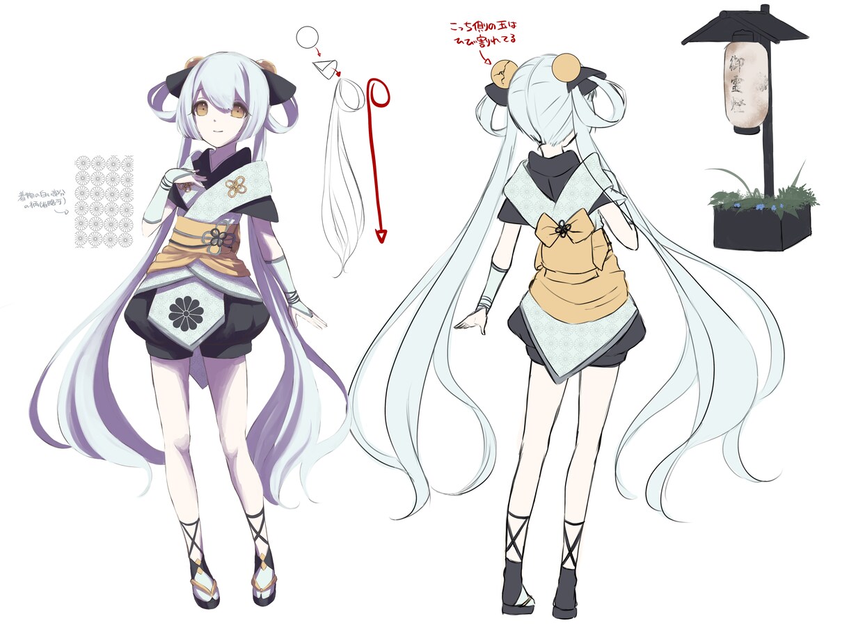 立ち絵やキャラクターデザインをやります ダーク系、病み系、神秘的なデザインが得意です イメージ7