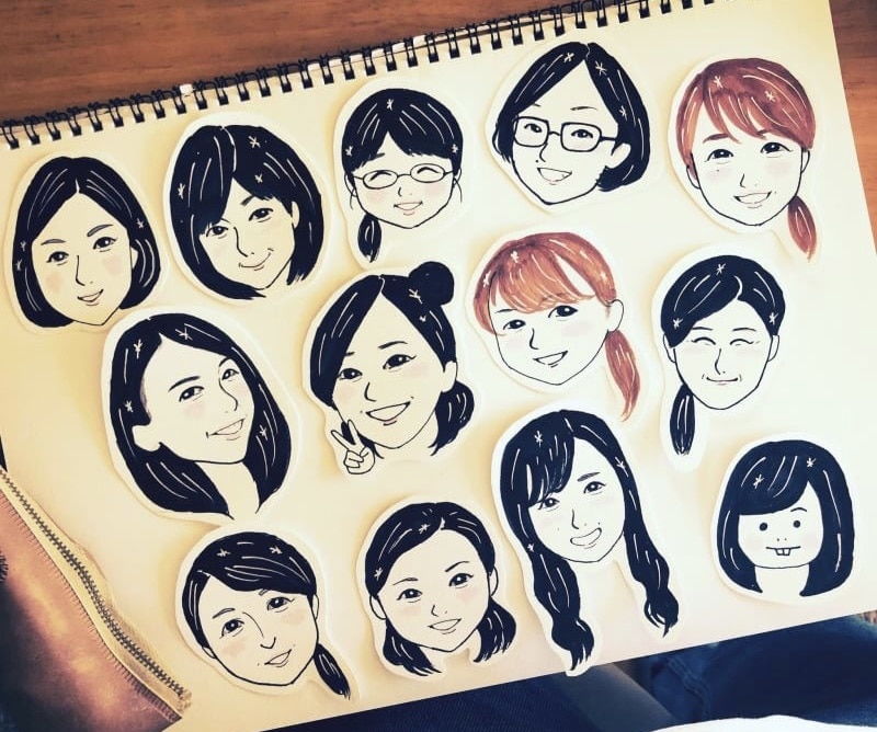 可愛いキャラクターのような似顔絵描きます 可愛い似顔絵をなるべく早くお届けします！ イメージ1