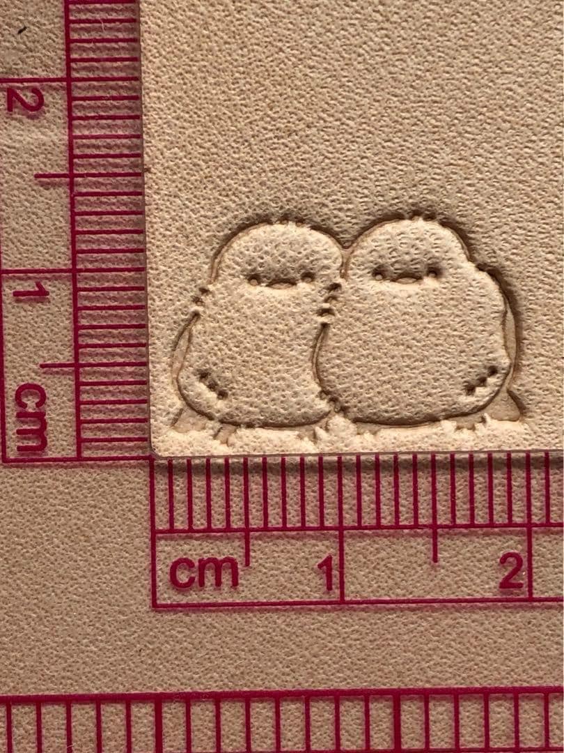 シーリングスタンプをお譲りいたします シーリングスタンプ❤️真鍮製❤️2匹並んだシマエナガ イメージ3