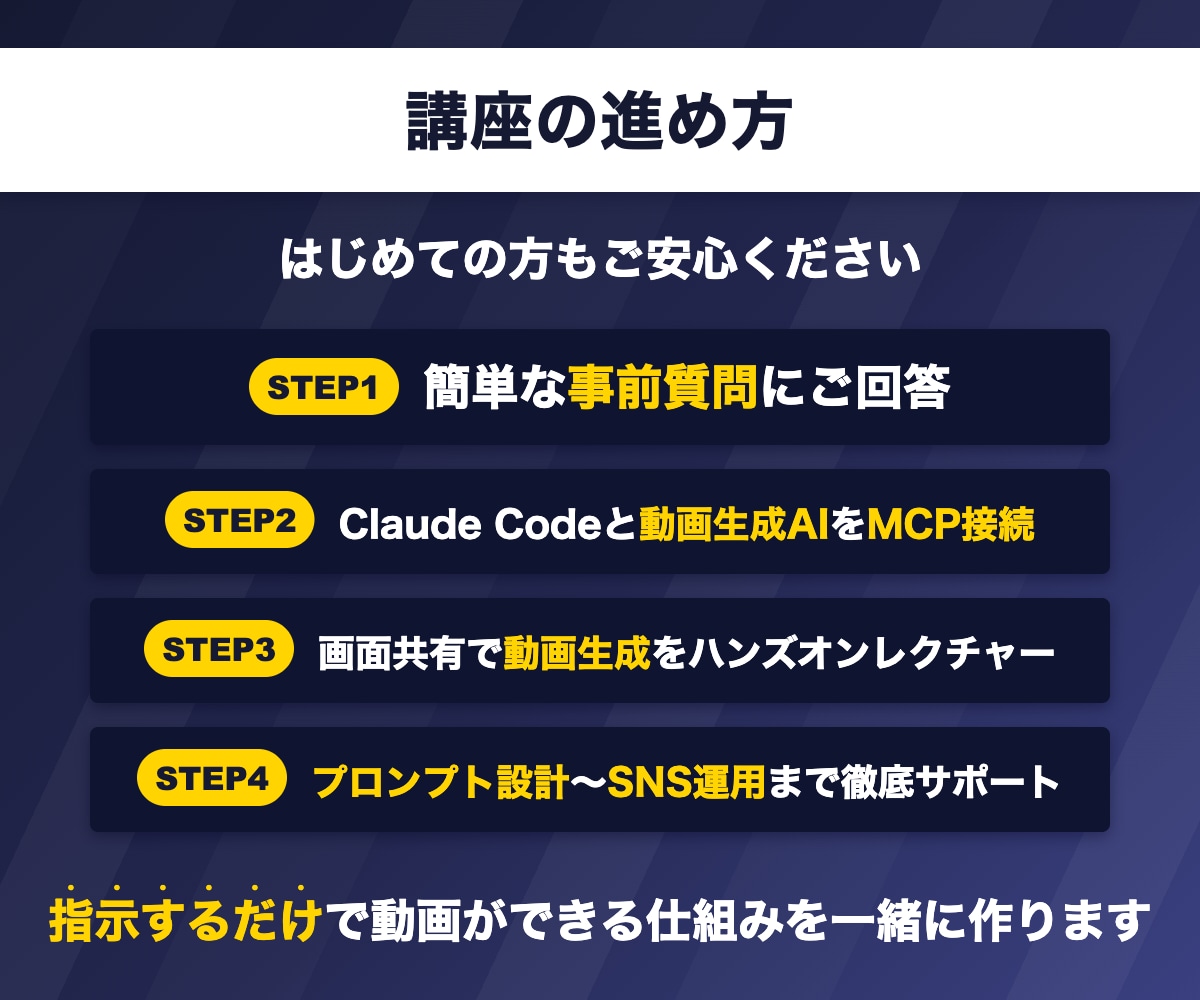 Claude Code×ピクサー風の動画生成教ます 期間限定・プロンプトプレゼント！MCPで動画生成を操る応用編 イメージ4