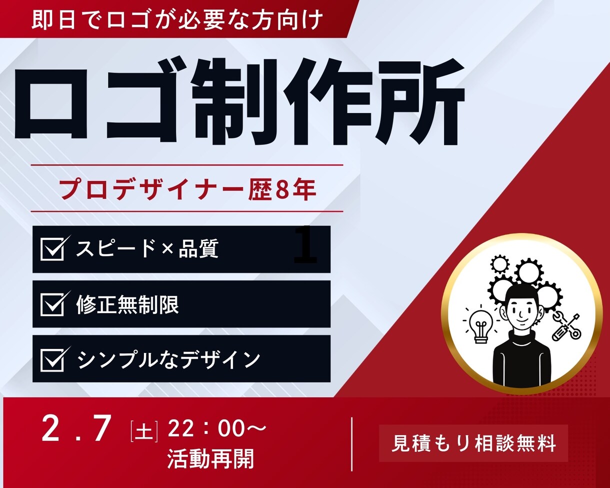 プロデザイナーが即日でロゴを制作します たった１日であなたのブランドを形に イメージ1