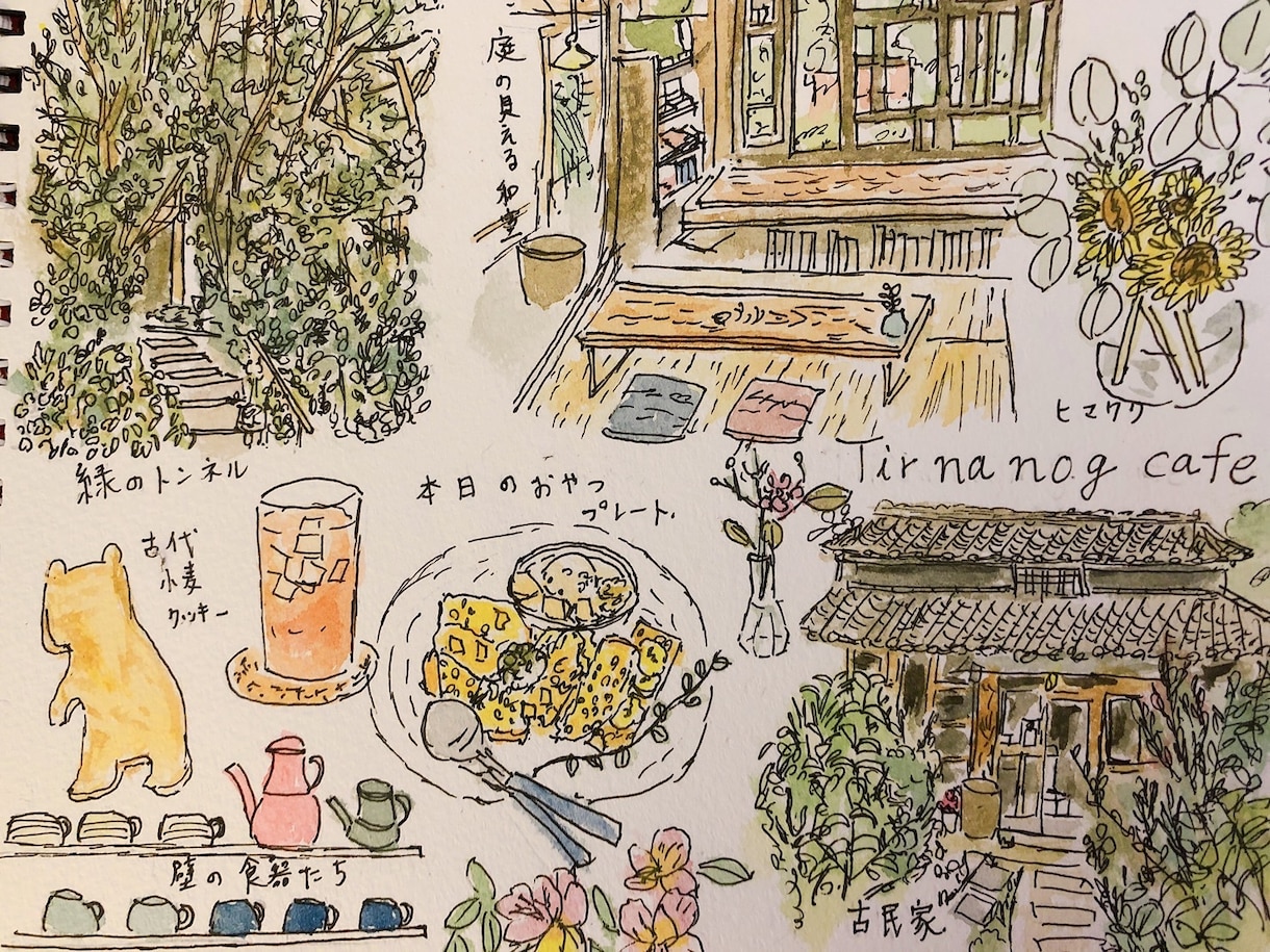 お店のPRイラスト描きます 温かみのある水彩であなたのお店を宣伝しましょう！ イメージ4