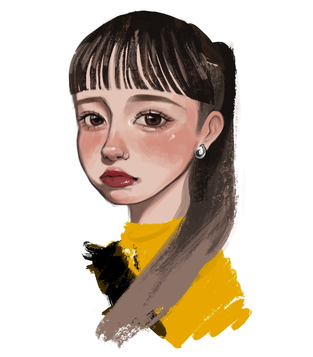 リアルなタッチで鮮やかなSNSアイコン描きます リアルなタッチだけど可愛らしさが入った鮮やかな色彩で描きます イメージ1
