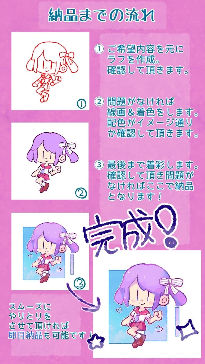 SNSアイコンや挿絵に！ふわふわ可愛い絵描きます 最短即日！パッと目を引くカラフルなイラスト！ イメージ4