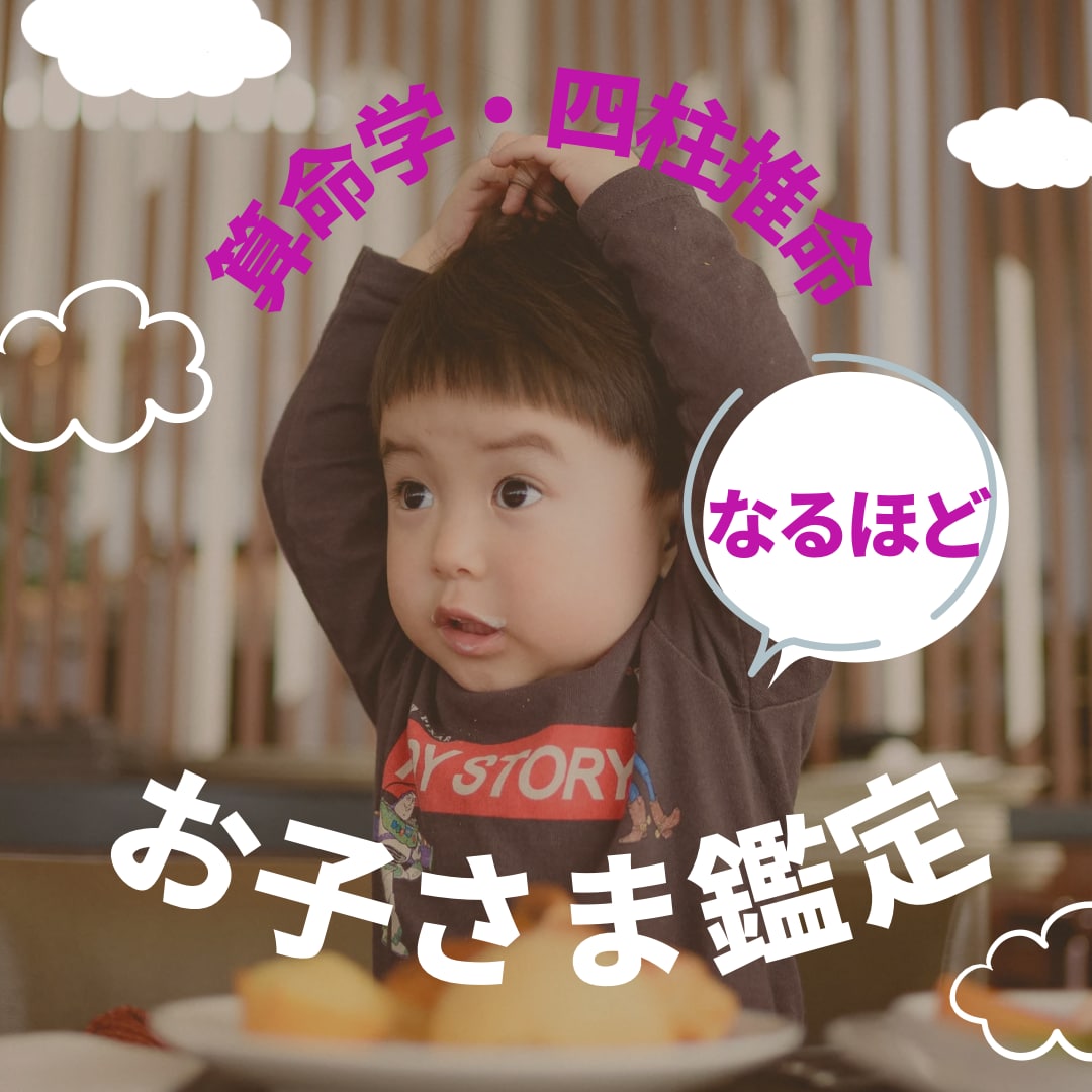 お子様の才能や、育て方の取説作ります お子様の宿命に沿った、才能を伸ばしやすい育て方を鑑定します イメージ1