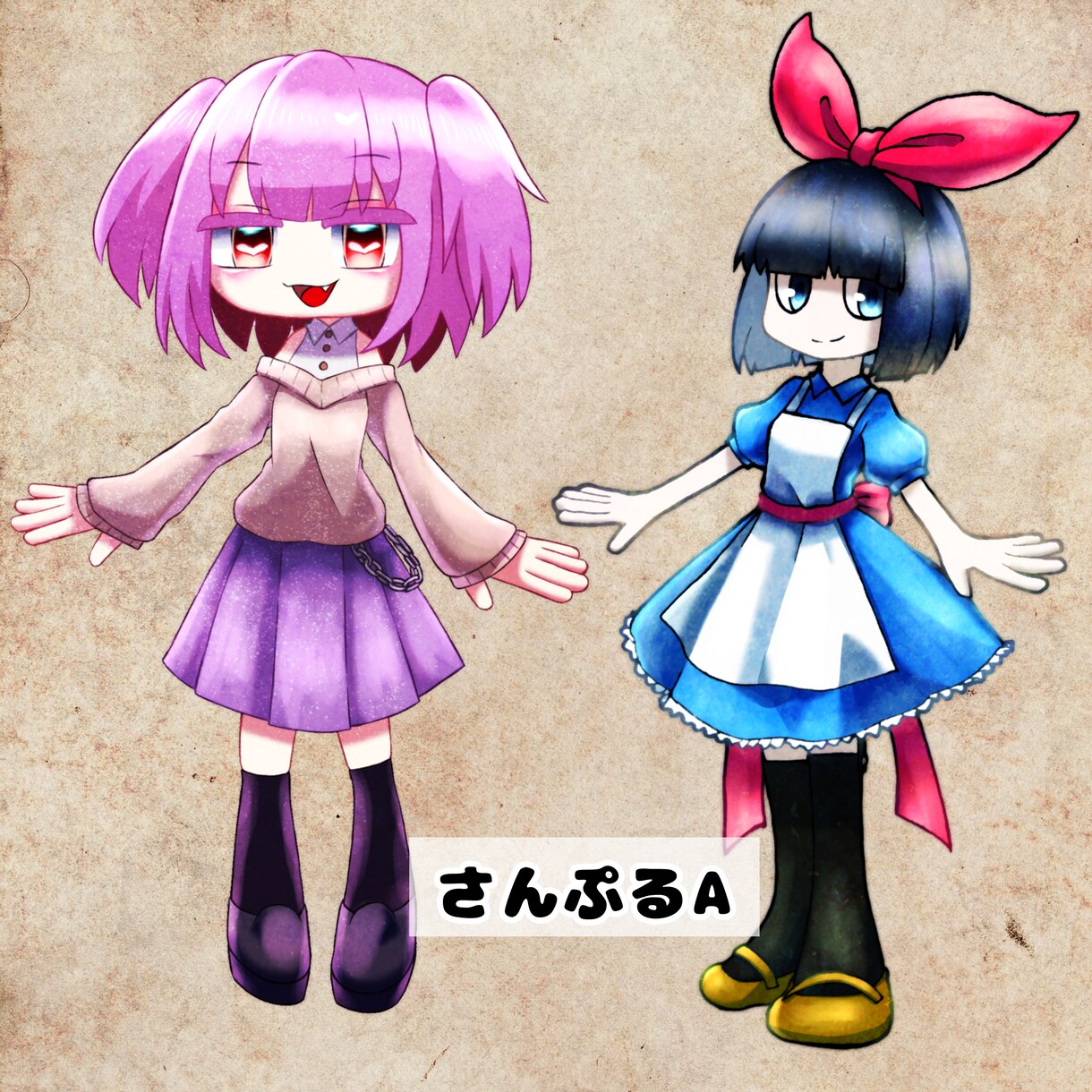 3~5頭身のデフォルメイラスト作成します 人外も描けます！動画用、アクキー、アクスタなどのグッズにも！ イメージ7