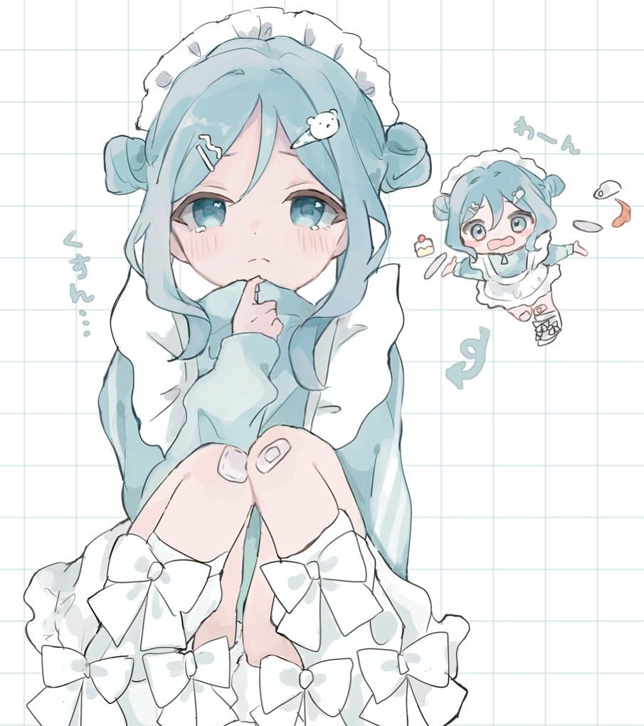お試し★2000円★で腰あたりまで描きます ゆるふわ雰囲気のイラストを描きます♪ イメージ1