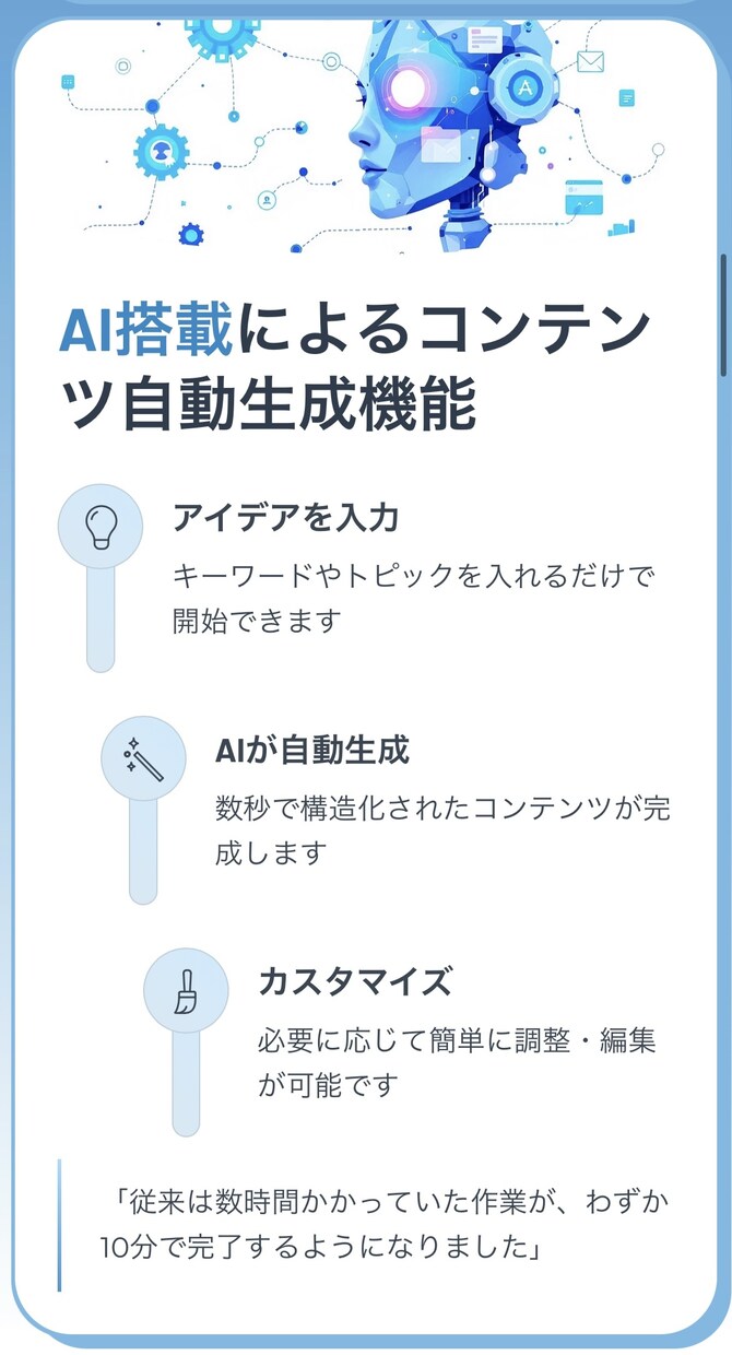AIを活用したPowerPoint資料を作成します 〜AI資料作成で作業を簡単に〜 イメージ4