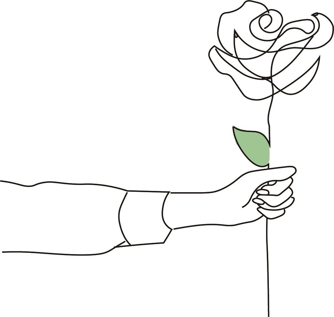 シンプルでお洒落な雰囲気似顔絵を描きます SNSのアイコン、ウェディングウェルカムボード、プレゼントに イメージ4