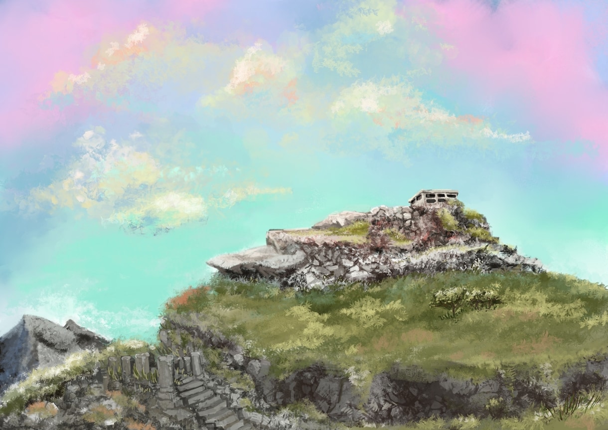 自然、幻想的、ファンタジー背景、風景描きます 古びた建物や怪しい生き物、排他的な空間も イメージ4