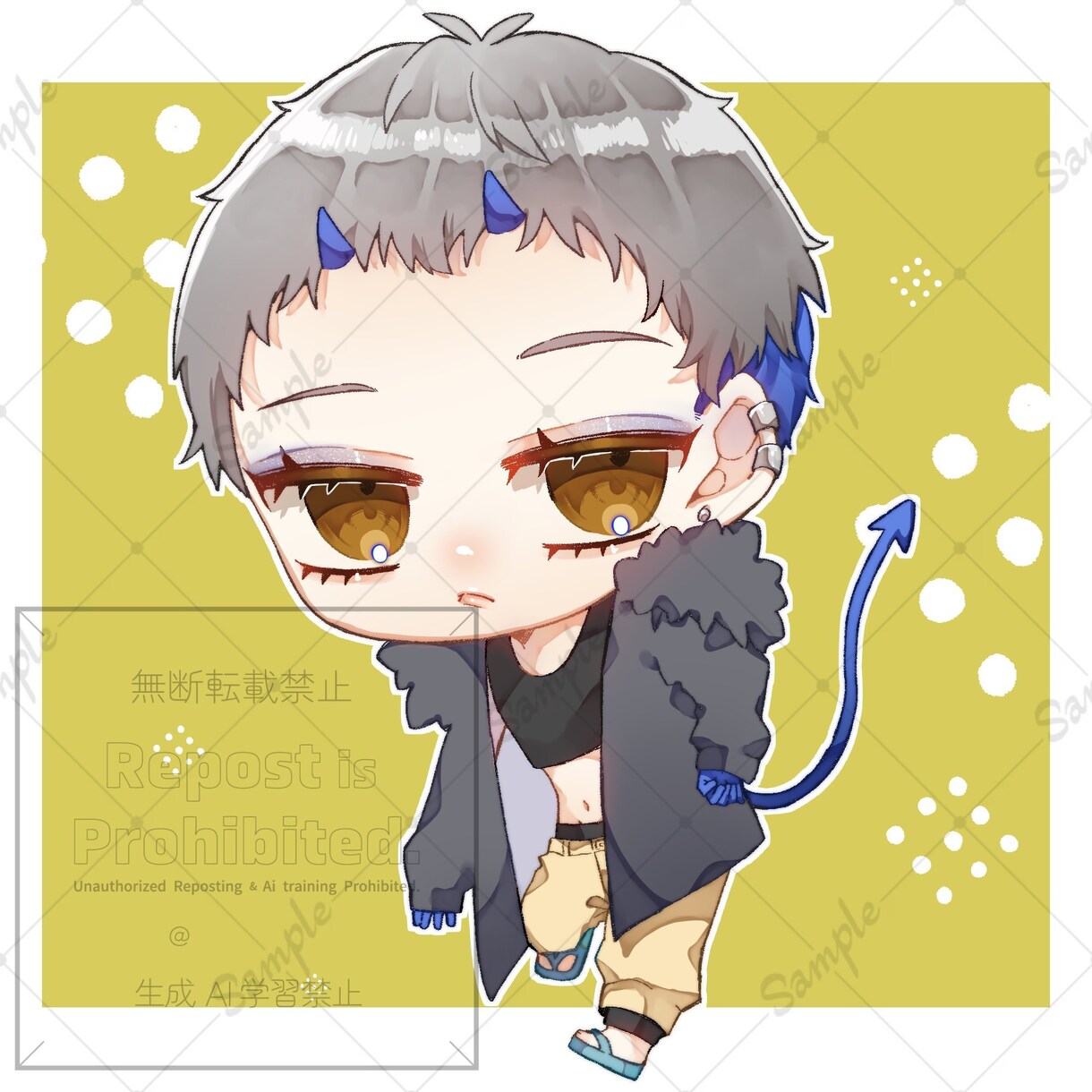 最短7日納品｜SNSアイコン承ります SDイラストのみ承ります等身は別でトピックを立てております イメージ5