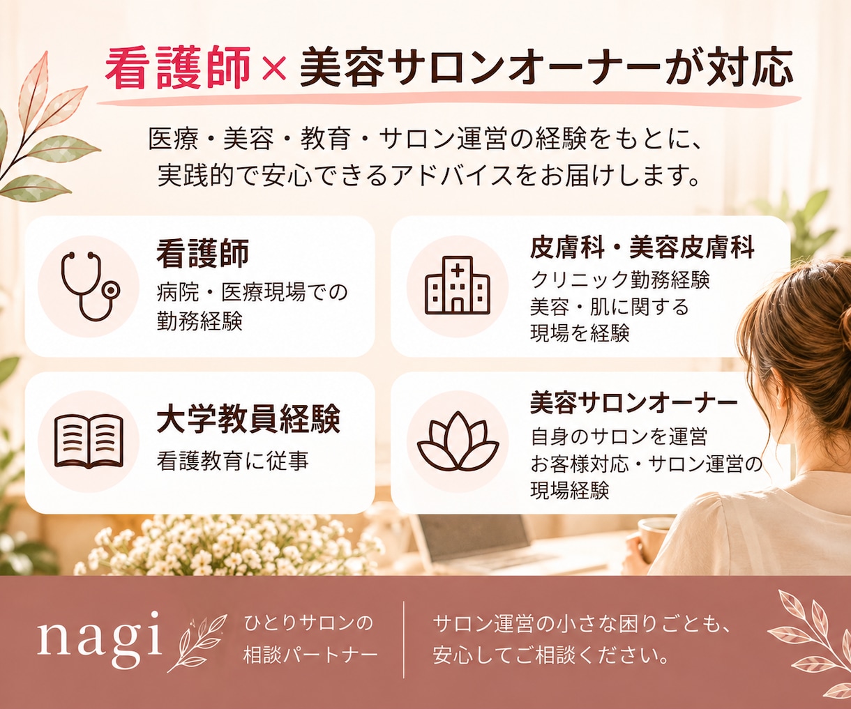 美容サロンの困った顧客対応を一緒に考えます 対応方針からそのまま送れる文章までご提案します イメージ5