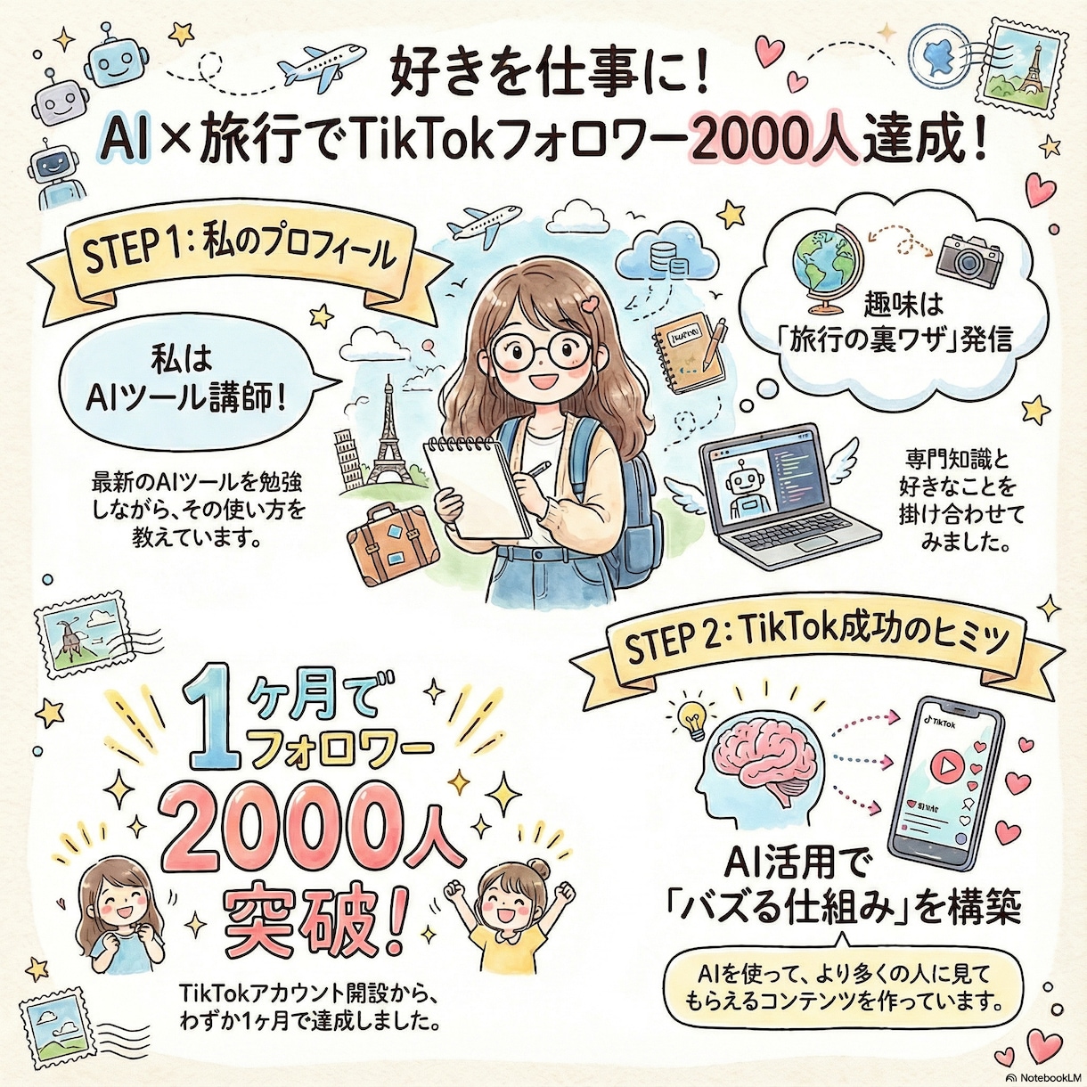 AI技術を活用したバズる投稿作りをサポートします SNS総フォロワー18万人の私が教える！バズる仕組み！ イメージ4