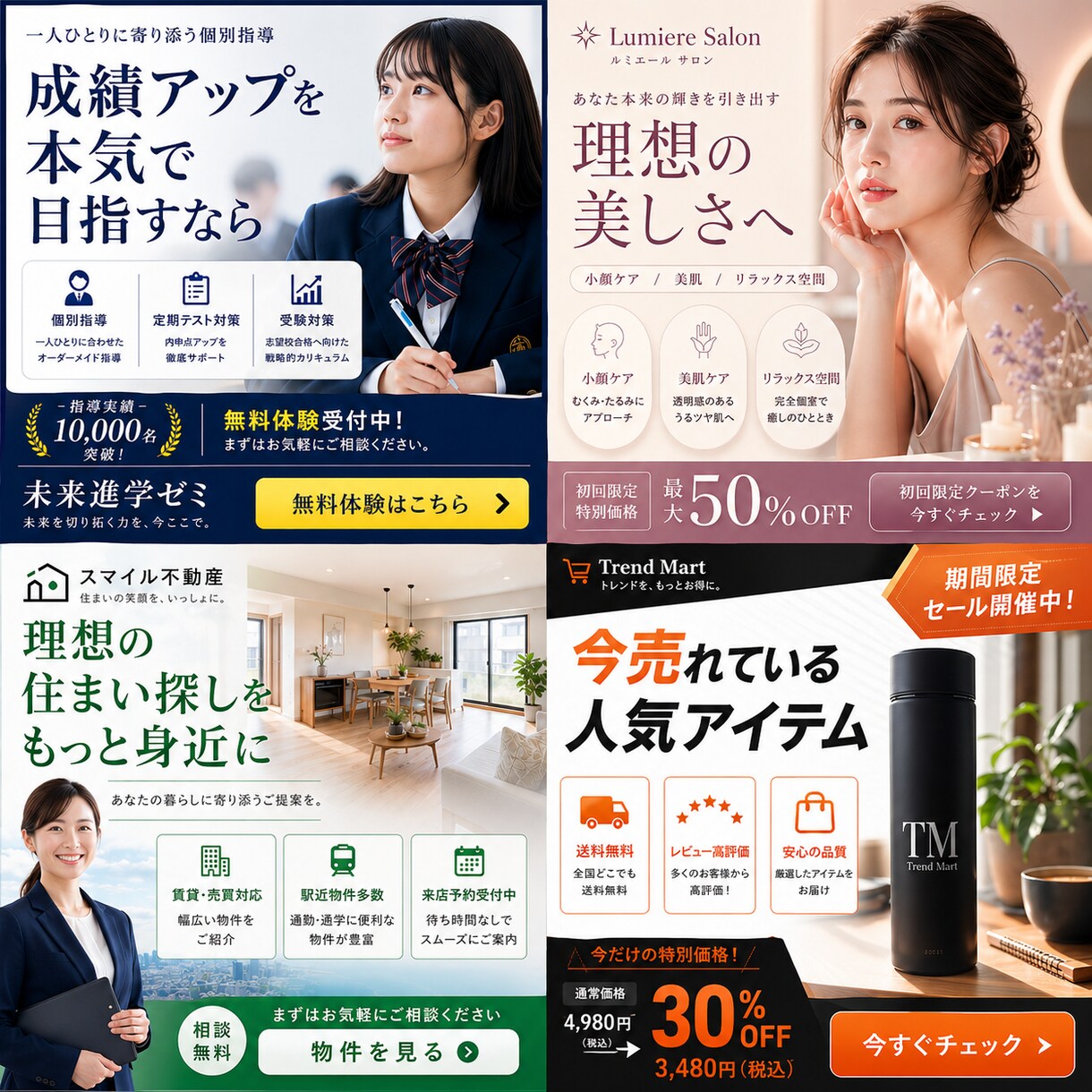 年商1億の現役マーケターがMeta広告を運用します 毎月の”集客”を安定/”売上UP”したい方にオススメです イメージ9