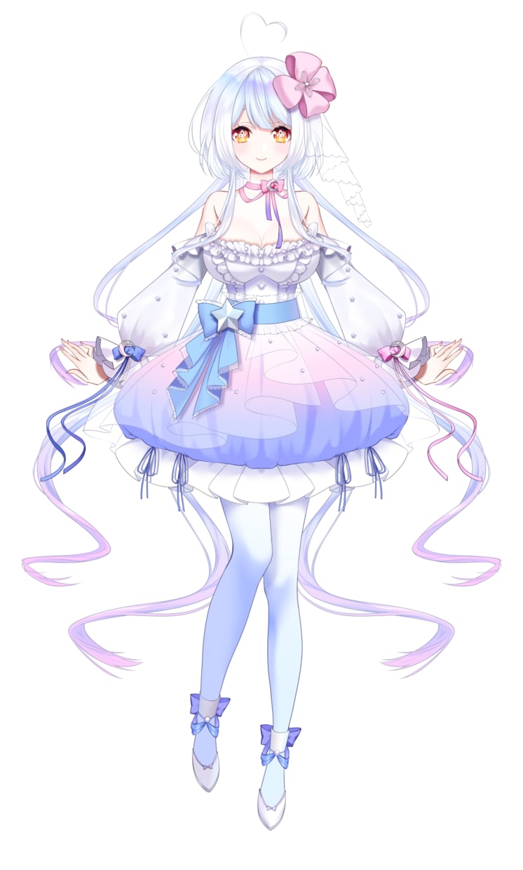 Vtuber様向けパーツ分けイラストを制作します キラキラで華やかなイラストを制作いたします！ イメージ7