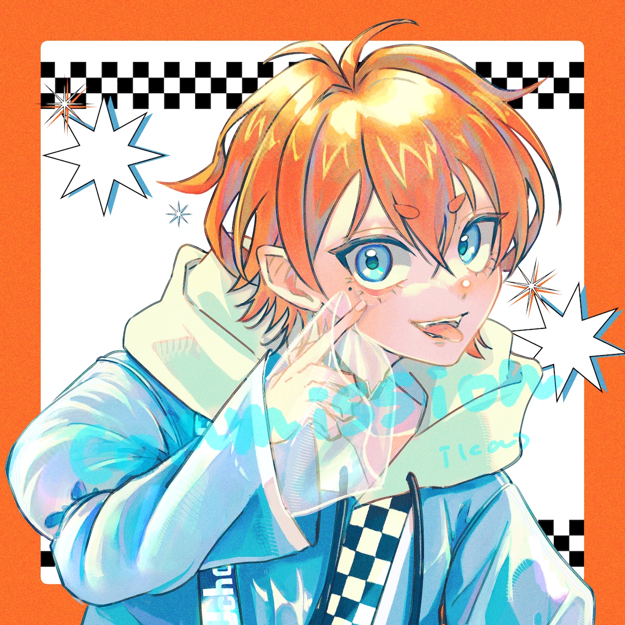 カッコかわいい厚塗りイラストを描きます 一枚絵、立ち絵、アイコンなど用途にあわせて！中性的な魅力！ イメージ7