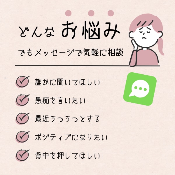 30分☘️LINE感覚！相談や愚痴も返信します 【5月末までお試し期間中】電話が苦手でも大丈夫！ イメージ1