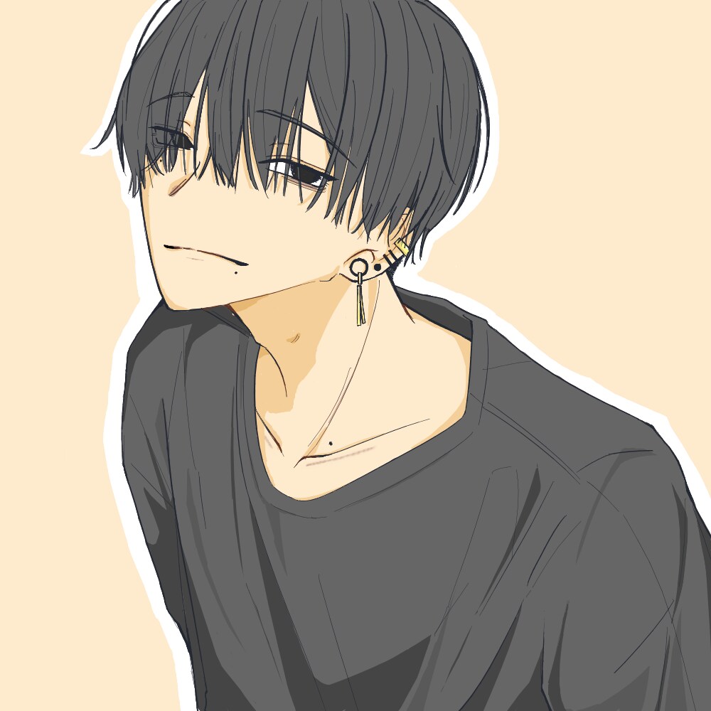 立ち絵、アイコンに使用できるイラスト描きます 自分だけのかっこいいイラスト。 イメージ1