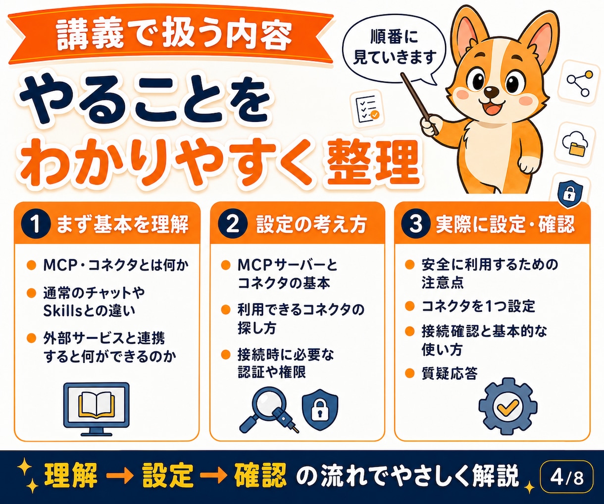 初心者向けMCP・コネクタを教えます 1時間で仕組みを理解し連携を1つ設定します イメージ4