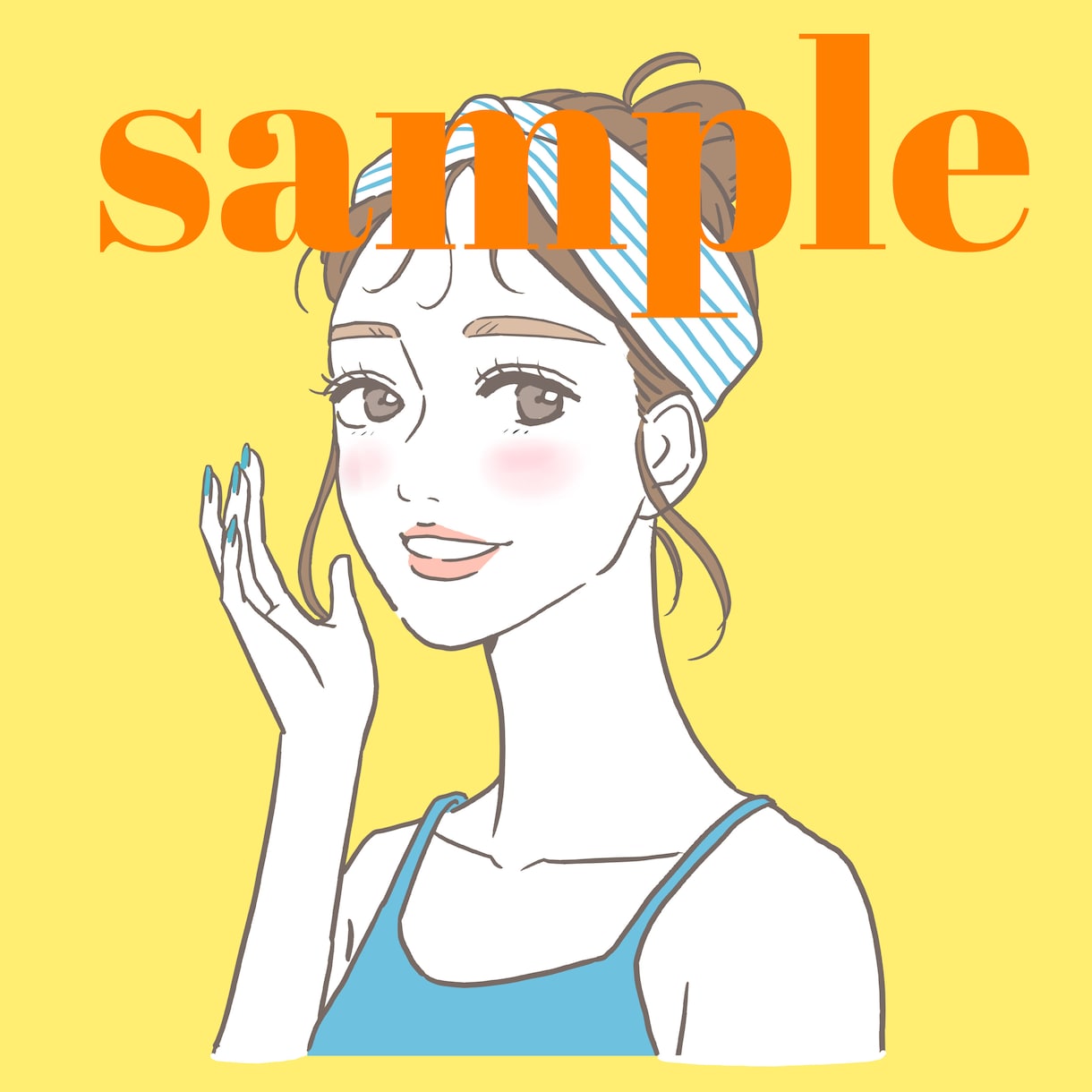 商用可！茶線バージョンイラスト描きます 茶線/ジム/シンプル/挿絵/占い/ふわふわ/星座 イメージ5