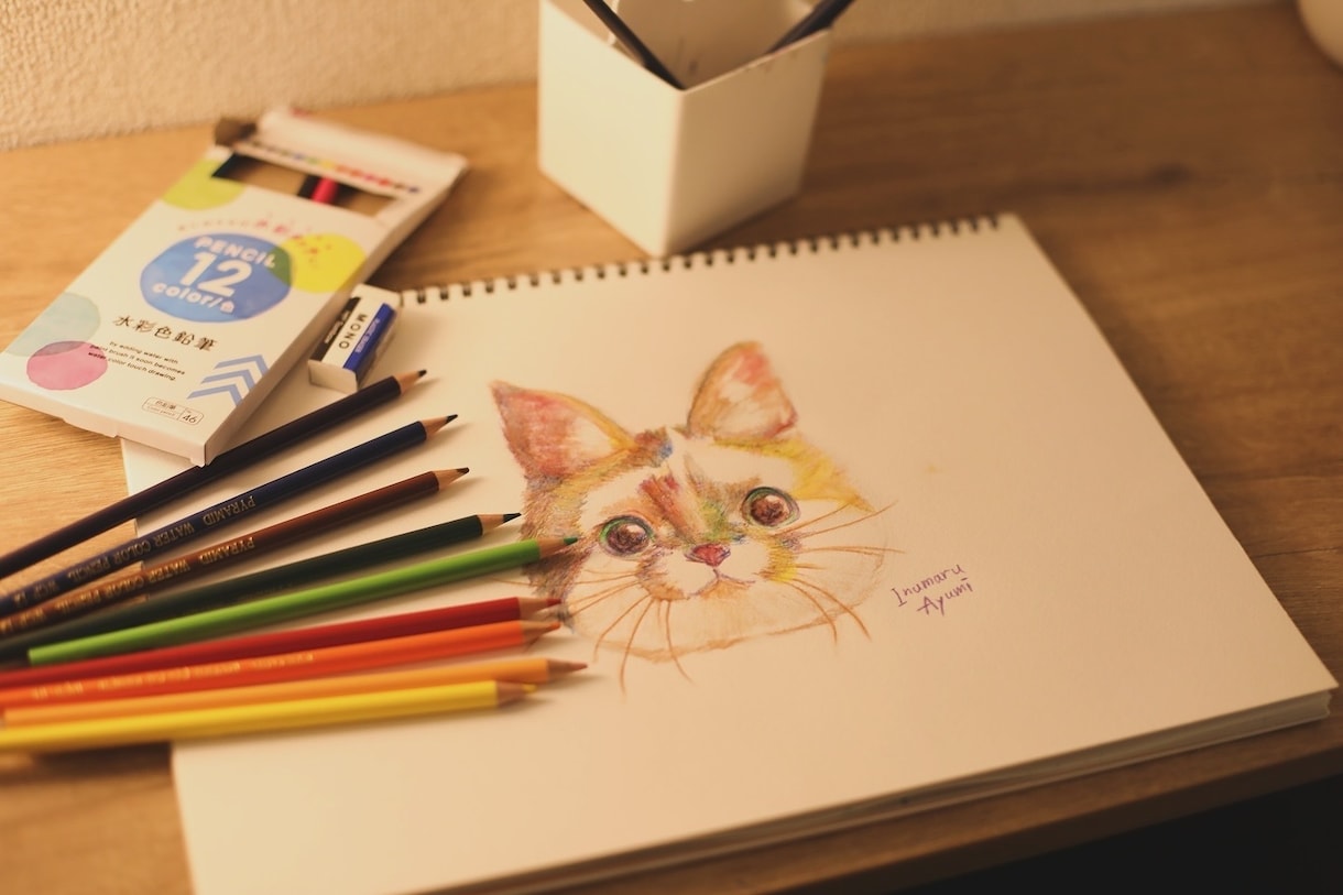 ペットの似顔絵描きます アナログでペットの似顔絵を描きます。 イメージ2