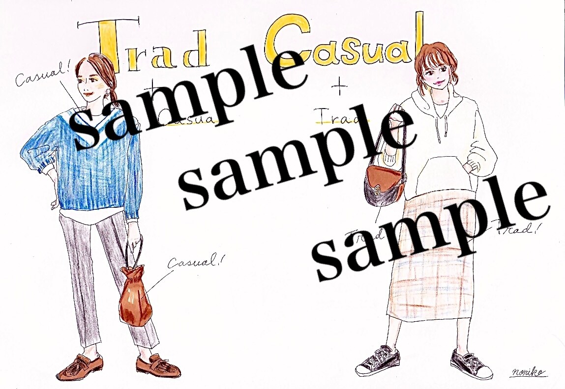 商用OK！パーソナルカラー別イラスト描けます トレンドやシーンに合わせたファッションイラストも◎ イメージ6