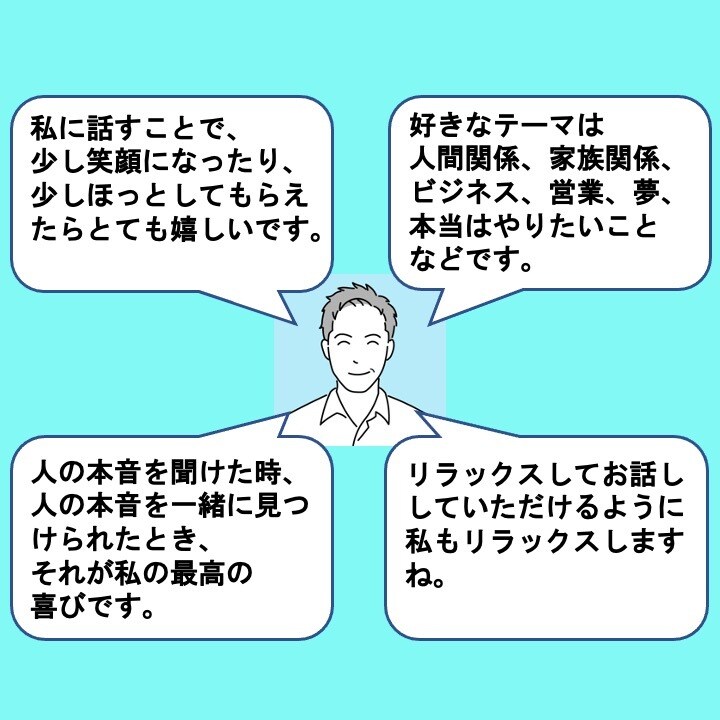 あなたの本音、聞きます 本音に気付いたとき、感動が生まれます。一緒に味わいませんか？ イメージ2