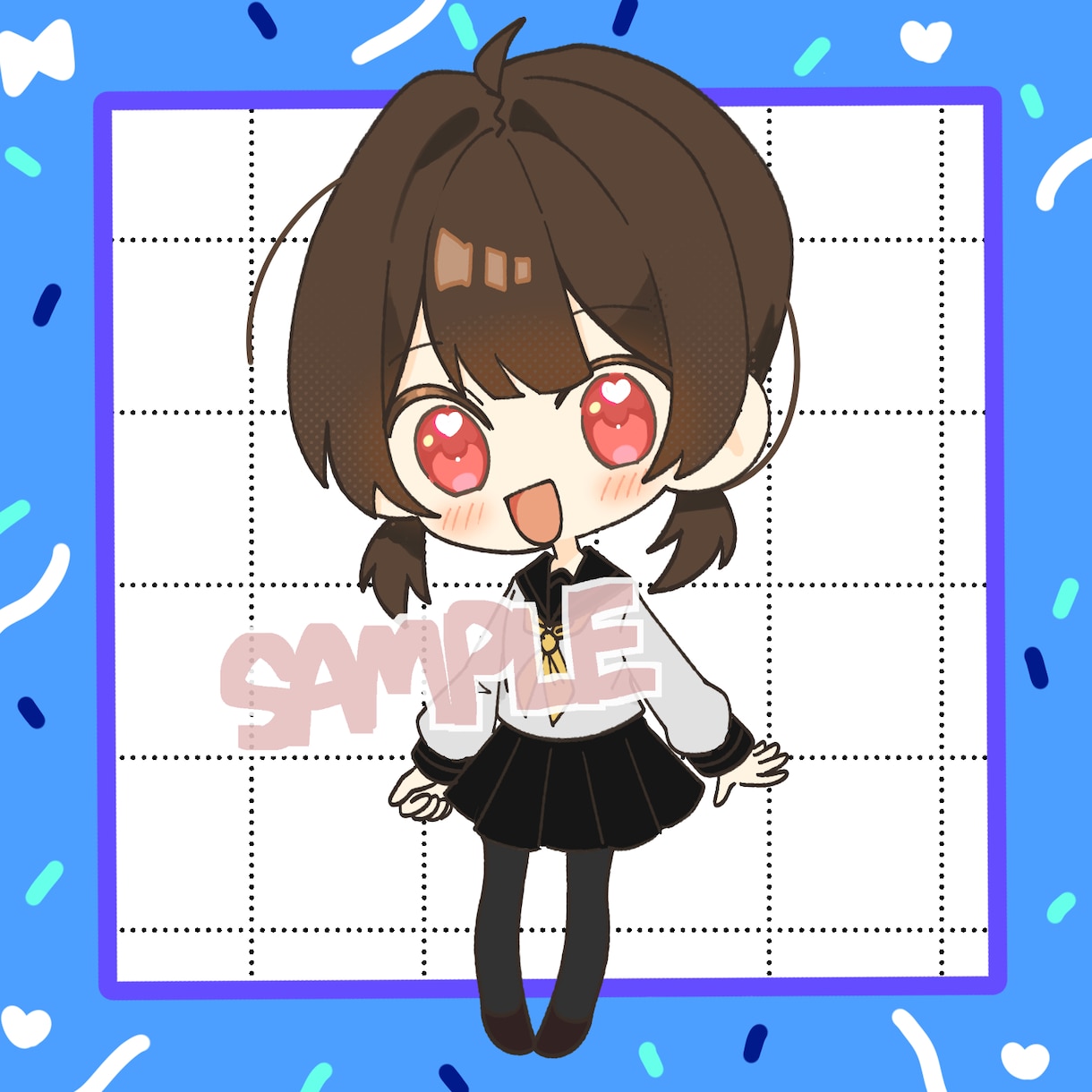 最短１週間納品‼SDイラスト可愛く描きます 商業利用OK‼・修正無制限で対応いたします。 イメージ2