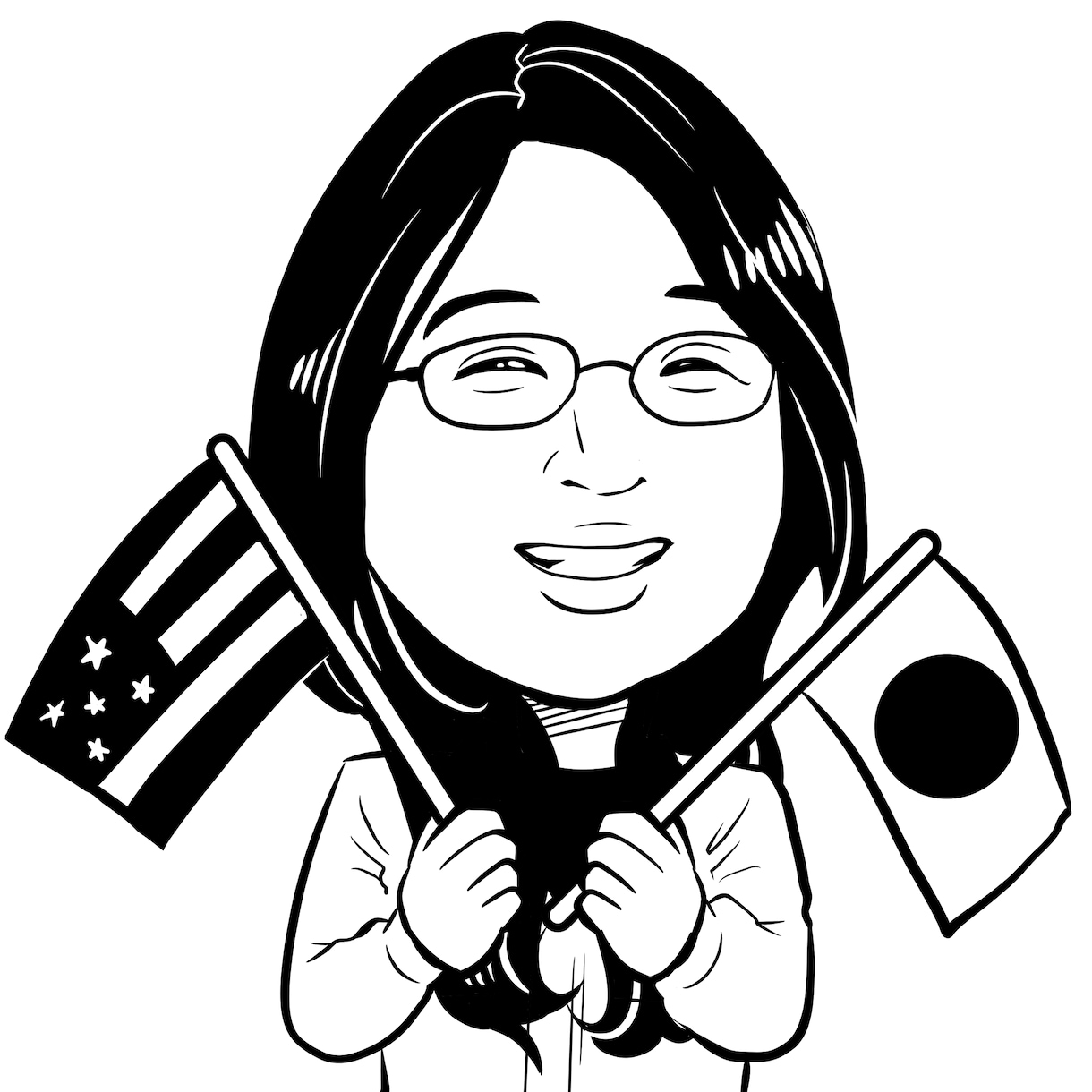 お仕事道具や小物の白黒似顔絵作成します あなたらしさと大切な道具を描く、おしゃれな白黒似顔絵 イメージ3