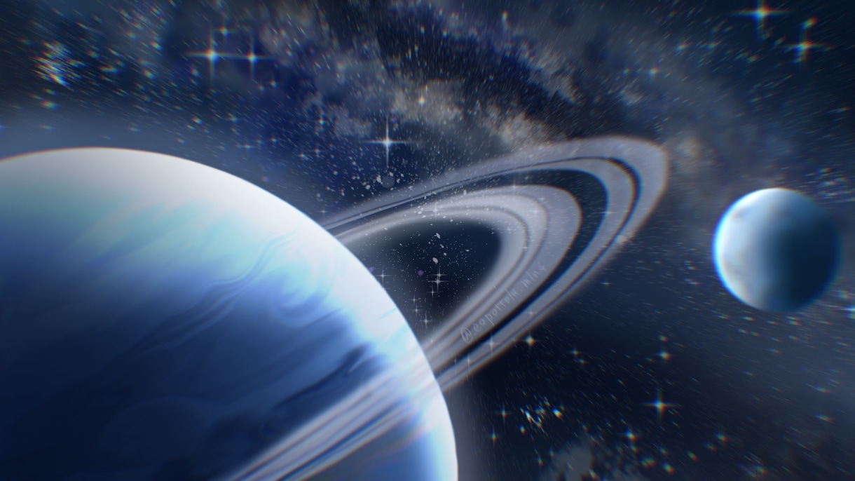 宇宙やその他背景、景色、キャラクターも描けます あなたのキャラ、あなたの理想をお届け致します イメージ1