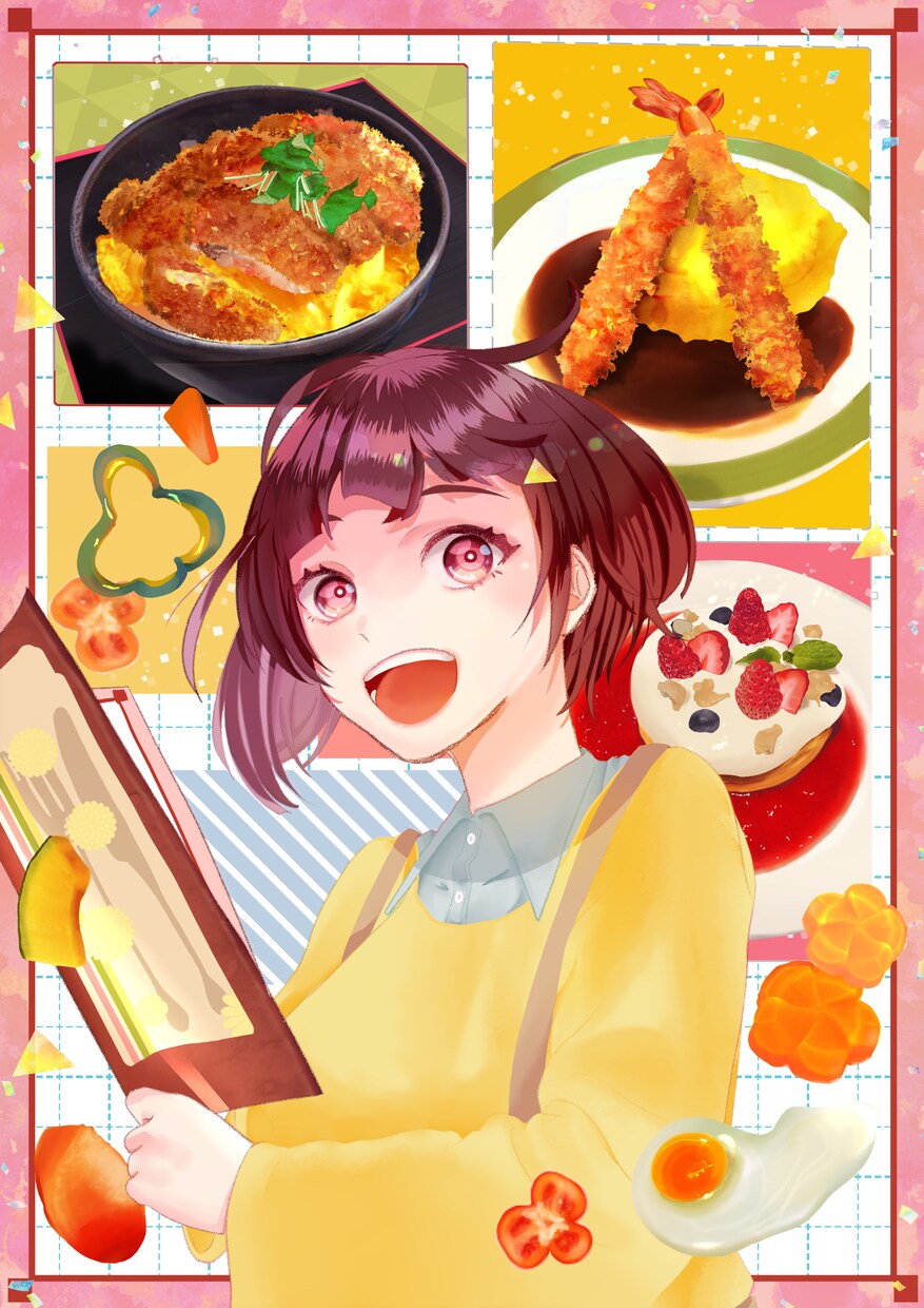 商用利用OK！食べ物✖キャライラスト描きます どんな食べ物でもお任せください！ イメージ1