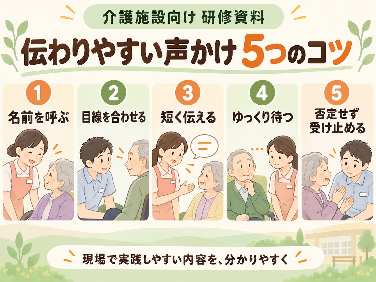 介護施設向けの研修資料を作成します 介護福祉士15年の経験を活かし、見やすく伝わる資料を制作 イメージ2