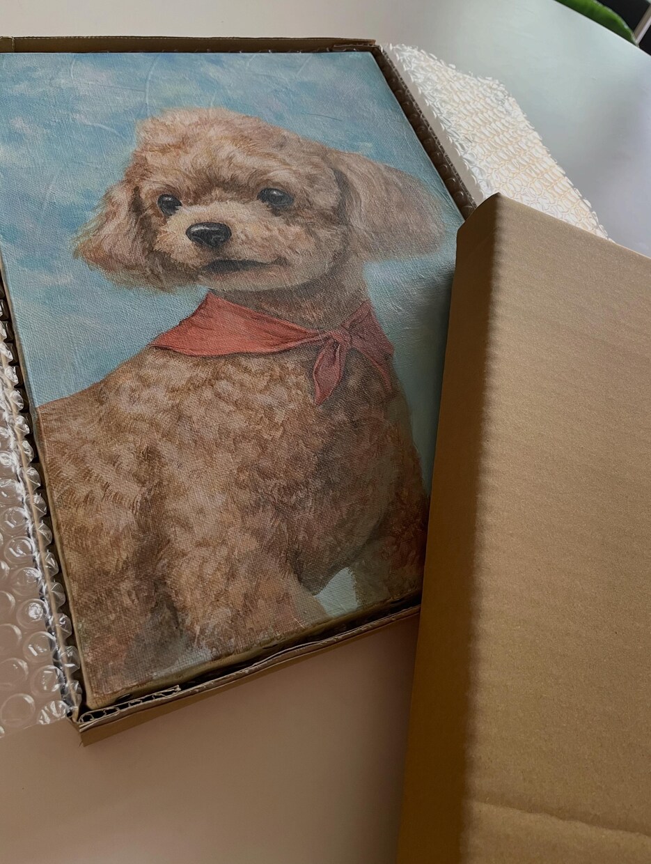 ペットのリアルな似顔絵を制作します 美術大学・大学院で培った技術を生かしてリアルに仕上げます。 イメージ9