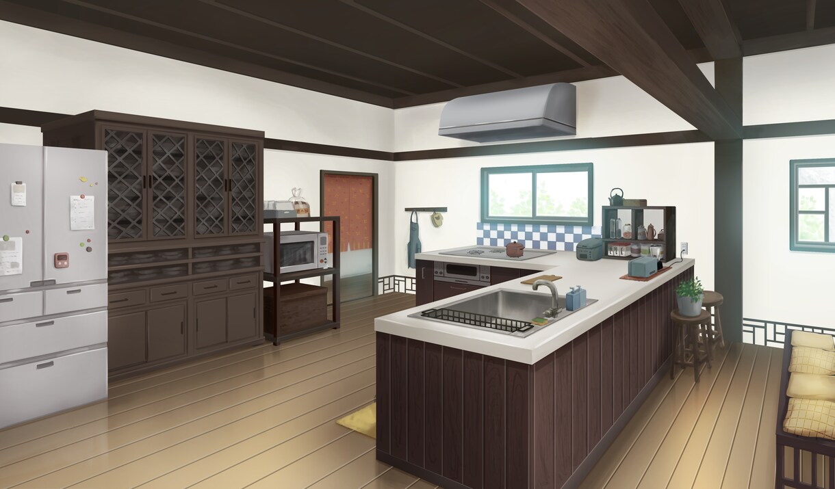 配信・自作ゲームに！背景イラスト制作します 用途に合わせてイラストを制作致します！ イメージ1