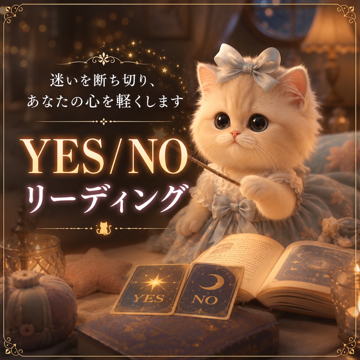 YES/NO断言！高次元鑑定で進むべき道を示します 迷いを断ち切るため、答えをハッキリ伝えます イメージ1