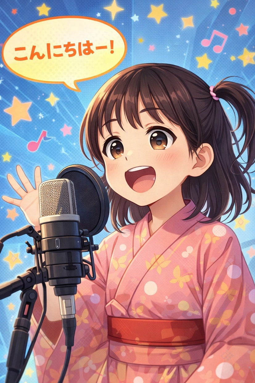 小さな子供の声　女性の声承ります 女の子の声なら任せてください！ イメージ1
