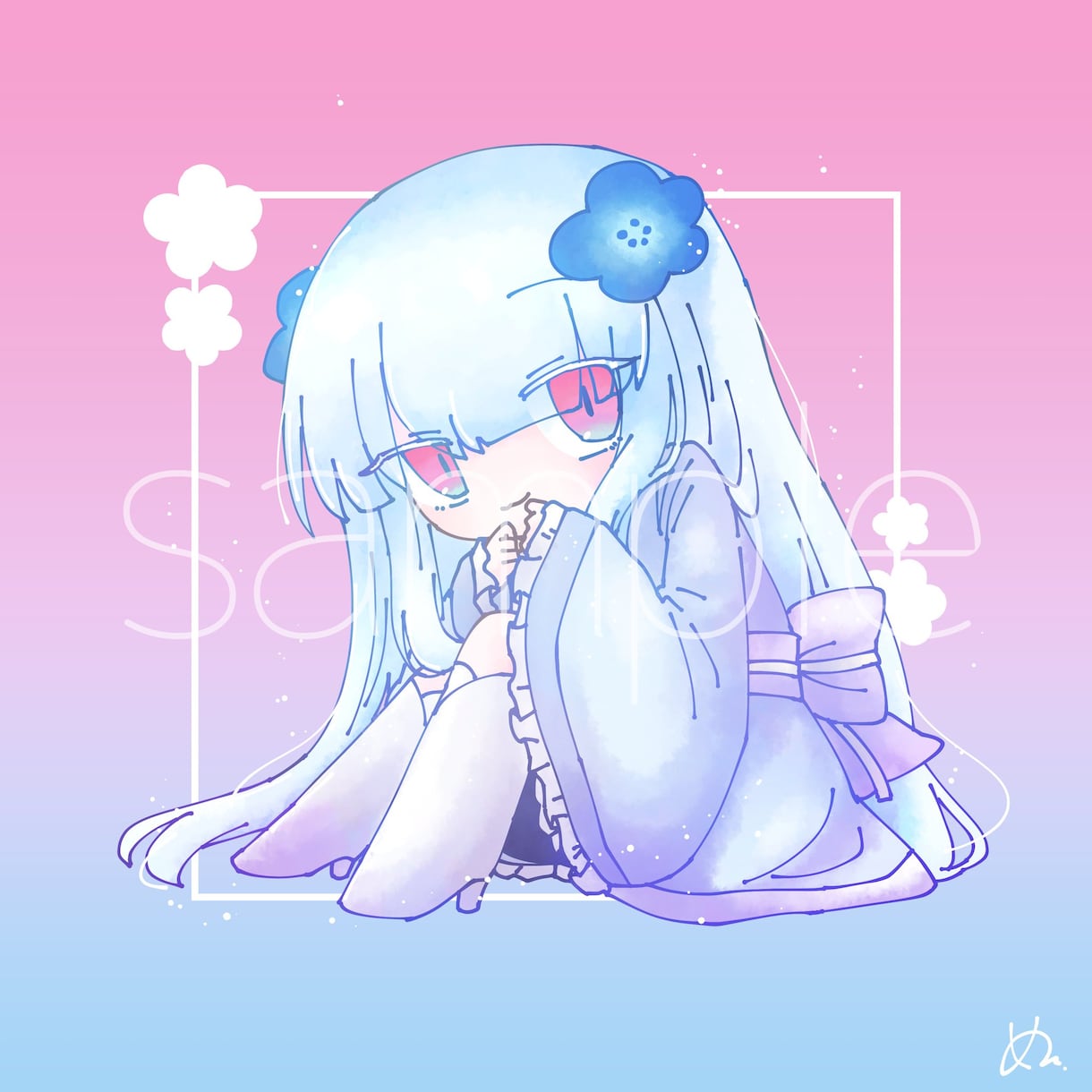 二次創作OK、デフォルメイラスト描きます アイコンなどに使えるデフォルメかわいいイラスト描きます イメージ1
